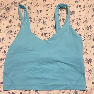 Lululemon align tank, size 4, cerulean blue